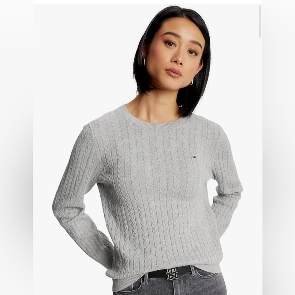 Tommy Hilfiger Cable-knit Sweater - Gray